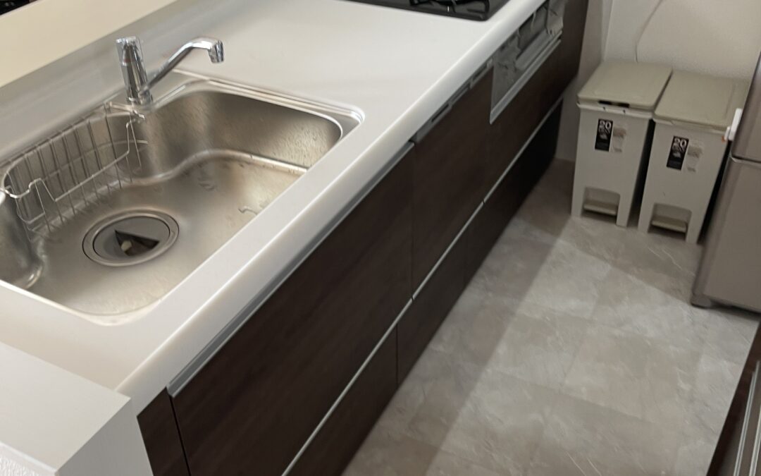 「キッチン02」クリナップ ラクエラ before after 